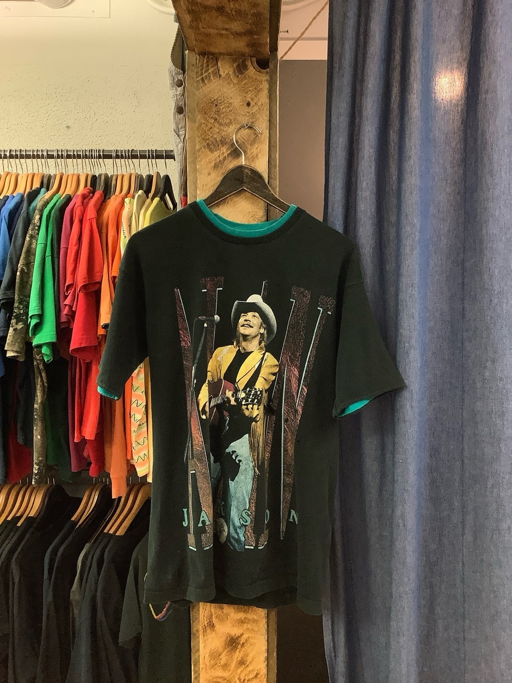 Vintage Alan Jackson black graphic t-shirt